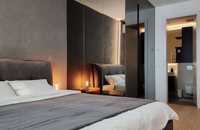 Rental of a stylish 3-room apartment, 97 m², K-District Residential Complex, Belgrade, Serbia